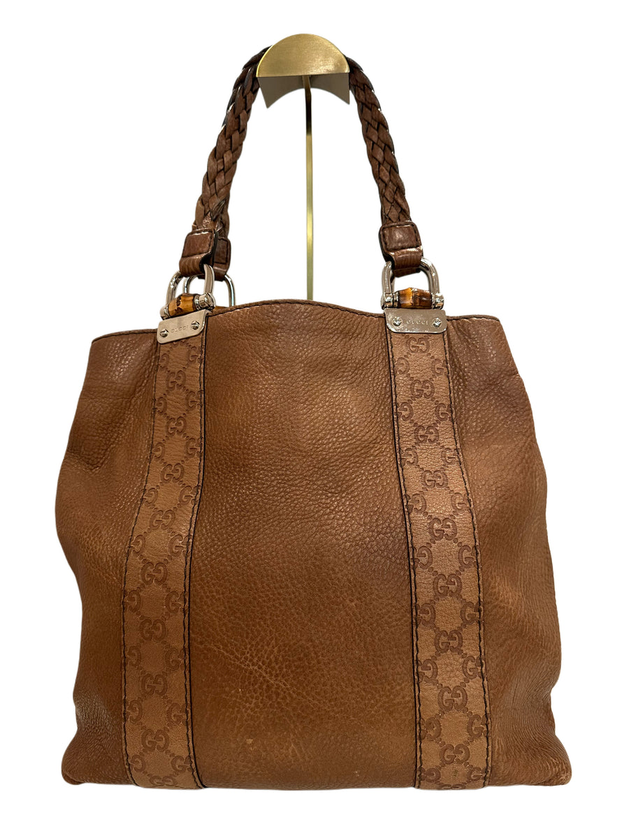 Shelly P Gucci Brown Bag