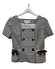 Howell W - Dior Striped Sailor Top, 1980's, 36" Bust
