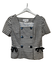 Load image into Gallery viewer, Howell W - Dior Striped Sailor Top, 1980's, 36" Bust
