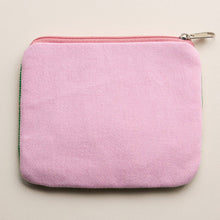 Load image into Gallery viewer, Beaded Sardine Tin Clutch – Pink Hand-Embroidered Sequin Zip Pouch: MT / ONE