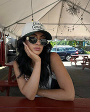 Elliott Polarized Sunglasses: Black/Gold