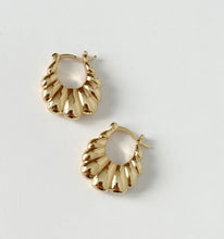 Load image into Gallery viewer, Little Scallop Hoops