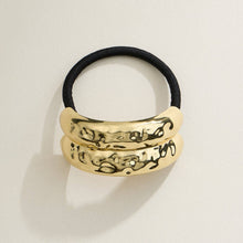 Load image into Gallery viewer, Chunky Dome Hammered Hair Tie: SV / ONE / 5DH88031