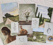 Load image into Gallery viewer, LES FLEURS - Art Print (framed): 8x10