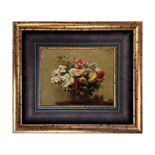Load image into Gallery viewer, Summer Flowers Framed Oil Painting Print on Canvas: 8" x 10"