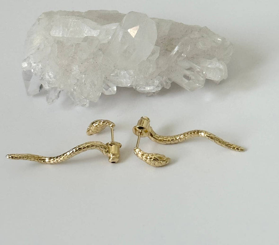 Cleo Serpent Earrings