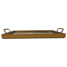Load image into Gallery viewer, William Morris Honeysuckle Decorative Tray with Brass Handle: Small