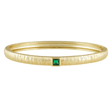 Load image into Gallery viewer, Winnie Cz Bangle Emerald