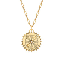 Load image into Gallery viewer, Decider Necklace: 18K Gold Plated