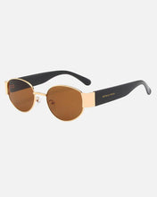 Load image into Gallery viewer, Elliott Polarized Sunglasses: Black/Gold