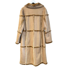 Load image into Gallery viewer, Tan Suede Coat, 1990s, 46” Bust, as is
