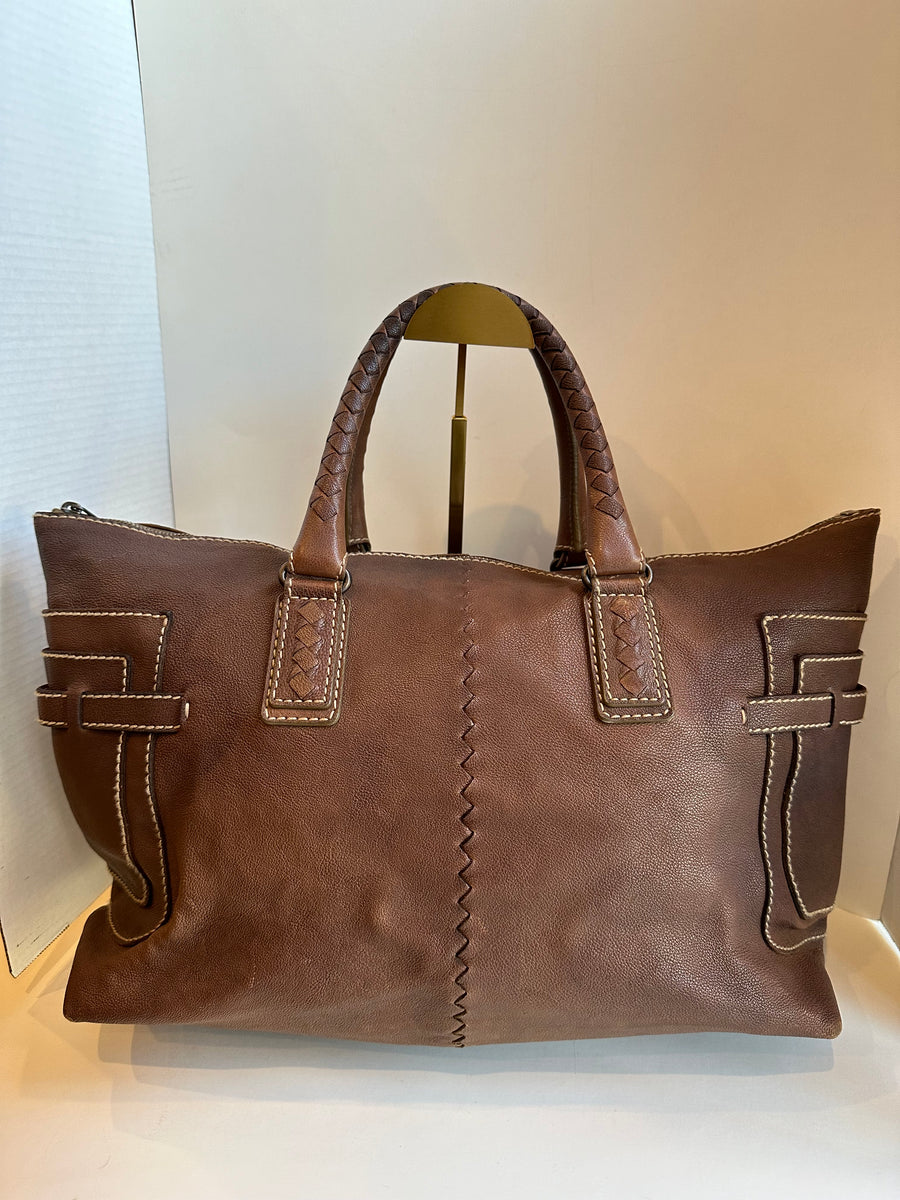 Urban - Bottega Veneta Leather Travel Bag