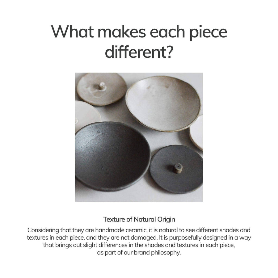 Sand Ceramic Incense Plate