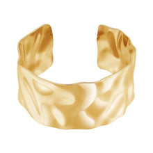 Load image into Gallery viewer, Shira Hammered Cuff: Silver