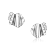 Mari Statement Studs: Silver