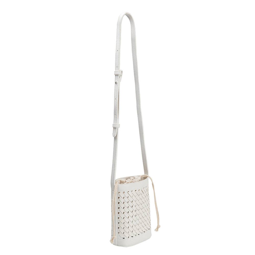 Giada White Small Crossbody Bag