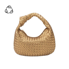 Load image into Gallery viewer, Drew Small Metallic Bronze Recycled Vegan Top Handle Bag