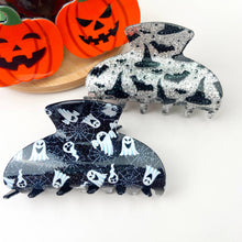 Load image into Gallery viewer, 3.4 inch Halloween pumpkin hair clip: Ghost