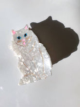 Load image into Gallery viewer, Hand-painted Persian Cat Claw Hair Clip | Eco-Friendly: Black