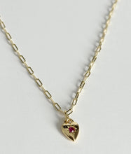 Load image into Gallery viewer, Crimson Love Necklace : Gold Filled