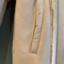 Load image into Gallery viewer, Tan Suede Coat, 1990s, 46” Bust, as is