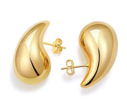 Elia Raindrop Earring: Silver / 20mm