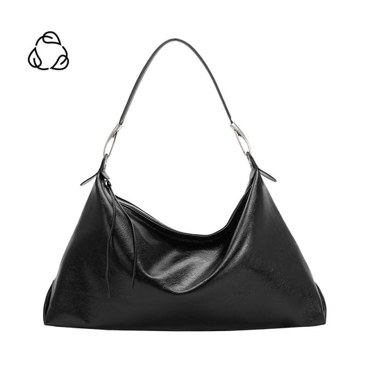 Charlie Black Recycled Vegan Shoulder Bag