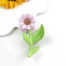 Load image into Gallery viewer, Sunflower flower style hair claw clip: Pink