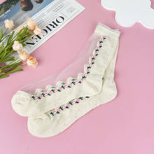 Load image into Gallery viewer, Tulip mid-calf summer stockings: B