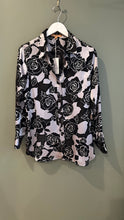 Load image into Gallery viewer, Black and White Sheer Button Down, 1990s, 40” Bust
