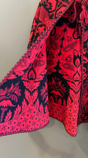 Red Tapestry Cape, 1960’s, 48” Bust