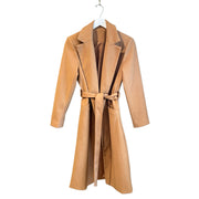 Beige Wrap Coat, 36" Bust