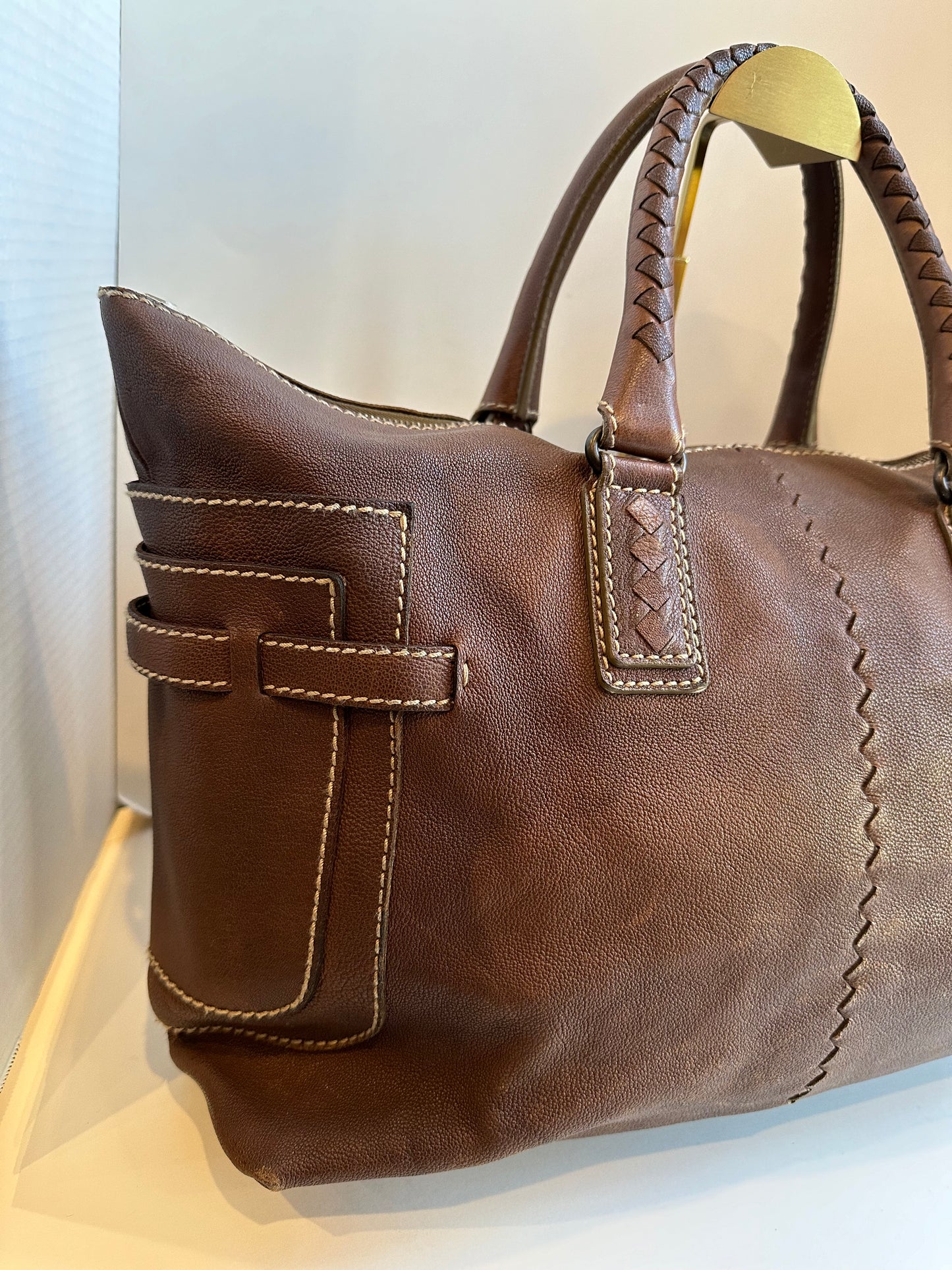 Urban - Bottega Veneta Leather Travel Bag
