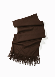 Cozy Woven Cashmere Wrap Shawl Scarf Throw: Camel