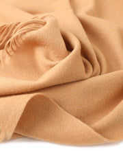 Oversized Cashmere Scarf: Camel