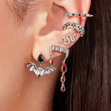 Load image into Gallery viewer, Bat Earrings: 18K Gold Plated