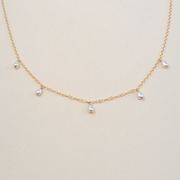 Five Pearl Necklace