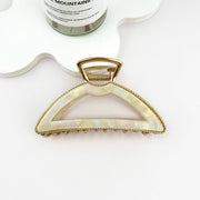 Minimalist Elegant Alloy & Acetate Hair Claw Clip ✨: C