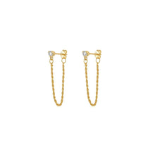 Load image into Gallery viewer, Lucinda Chain Drop Studs