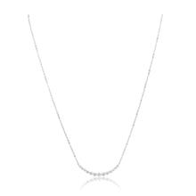 Load image into Gallery viewer, Imani CZ Necklace: Silver