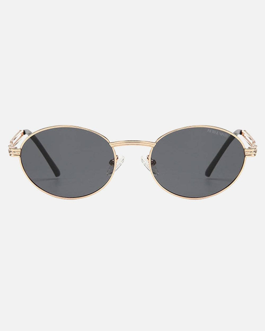 Blake Polarized Sunglasses: Black/Gold