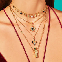Load image into Gallery viewer, Moon Phase Necklace: 18K Gold Plated