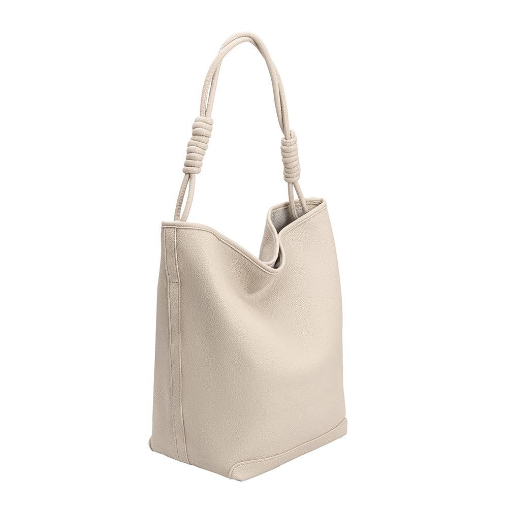 Adeline Ivory Recycled Vegan Tote Bag