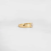 Baguette Dome Ring: Gold / 6