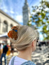 Load image into Gallery viewer, Hand-painted Golden Doodle Dog Claw Hair Clip | Eco-Friendly: Brown