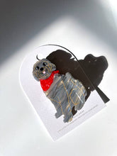 Load image into Gallery viewer, Hand-painted Golden Doodle Dog Claw Hair Clip | Eco-Friendly: Brown