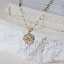 Load image into Gallery viewer, Gold Filled Witch's Talisman Necklace - Triple Moon Charm