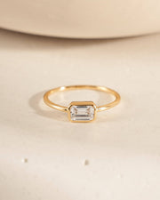 Baguette Bezel Ring: Gold / 7