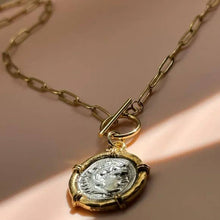 Load image into Gallery viewer, Greek Coin Necklace