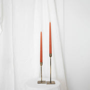 Taper Candles - Pair TERRACOTTA